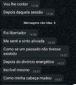 Depoimento de cliente sobre autonomia e cura emocional